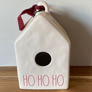 Rae Dunn Ho Ho Ho Birdhouse
